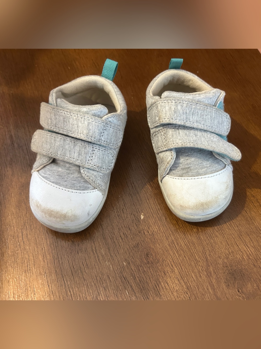 Ten little first walkers toddler sneakers shoes gray 5.5